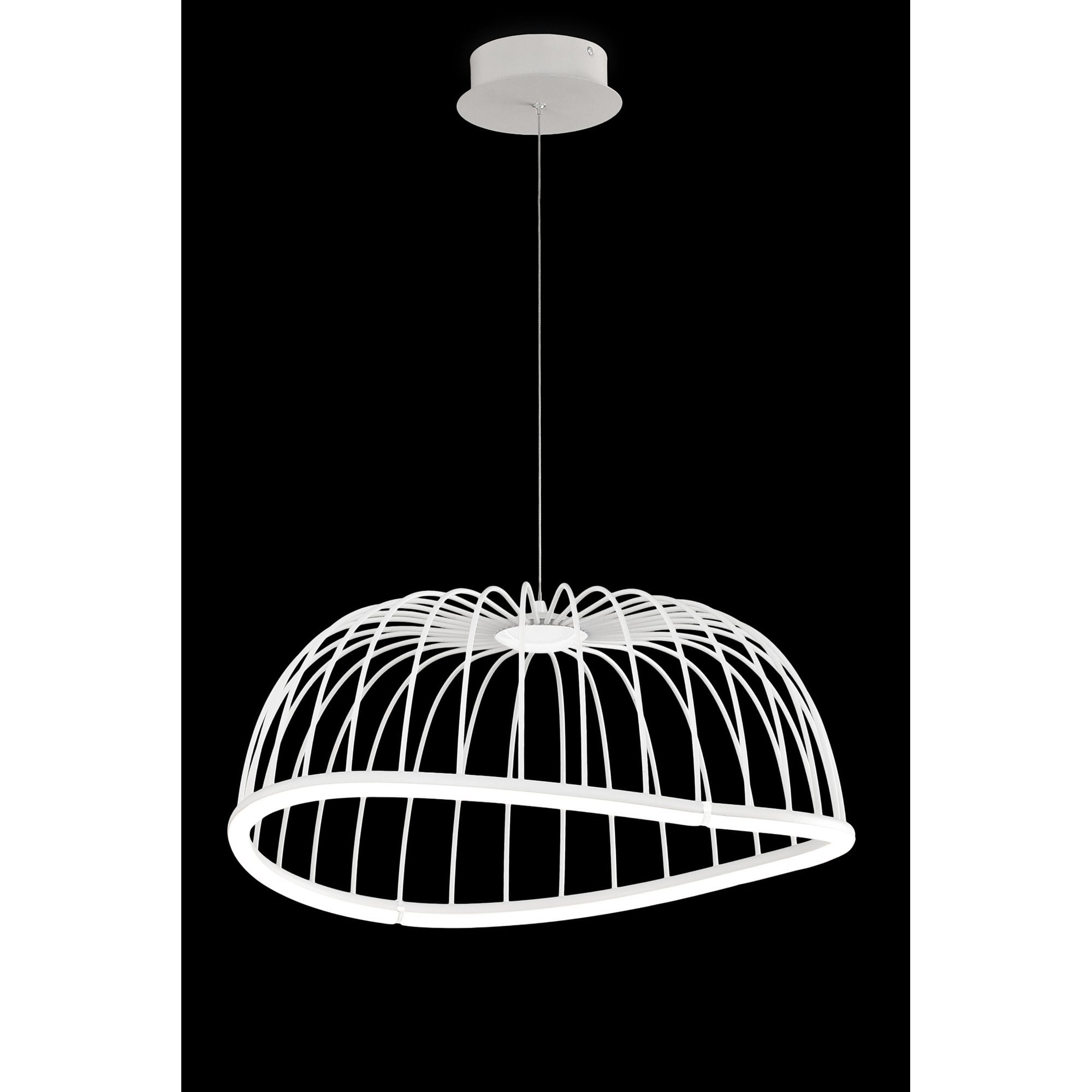 M6681 Celeste Pendant 61cm Round 30W LED White