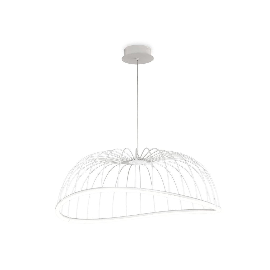 M6680 Celeste Pendant 81cm Round 40W LED White
