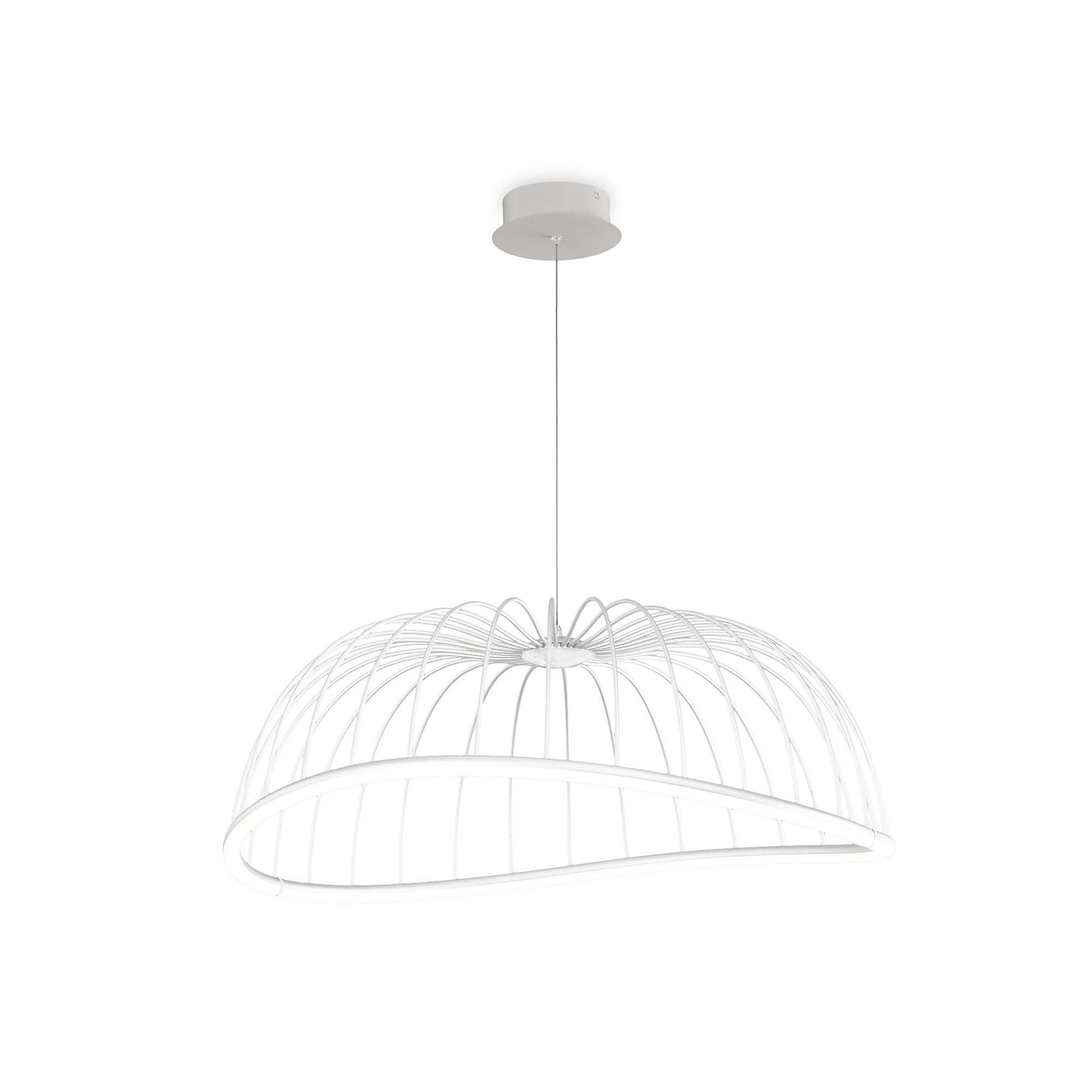 M6680 Celeste Pendant 81cm Round 40W LED White