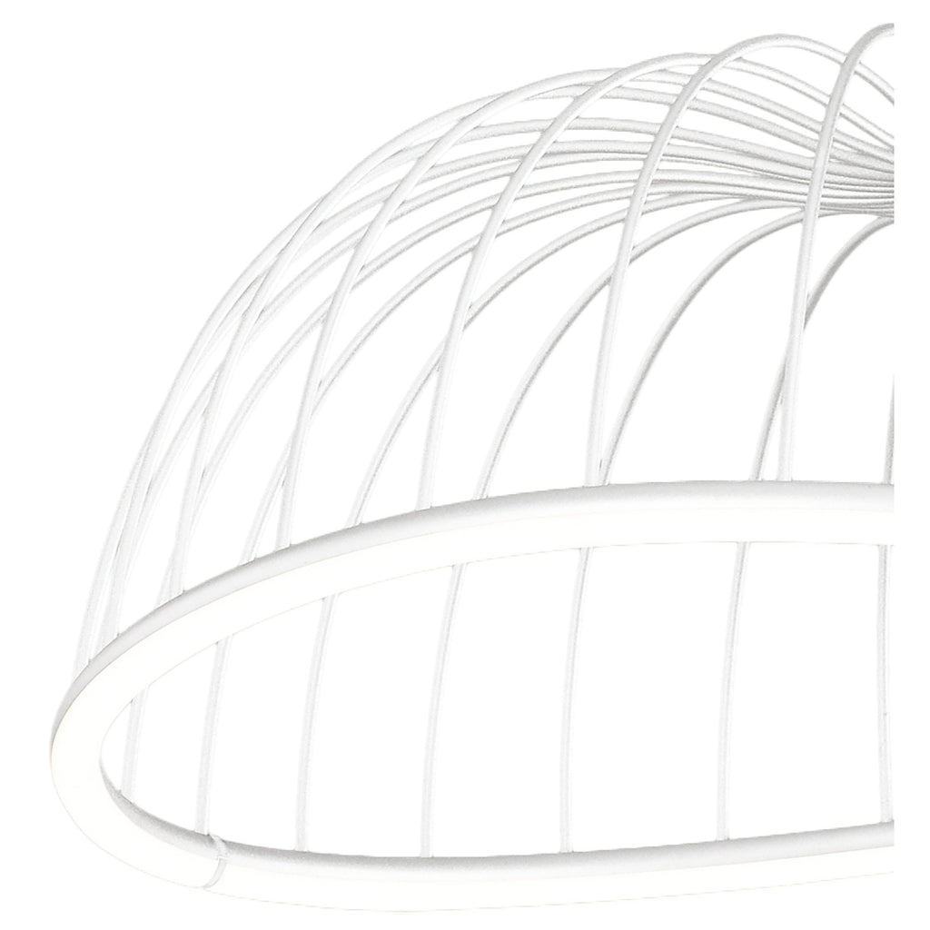 M6680 Celeste Pendant 81cm Round 40W LED White