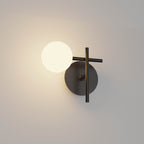 M7636/L Cellar Left Wall Lamp 1 Light Replaceable 5W LEDs Black