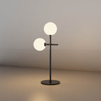 M7637 Cellar Table Lamp 2 Light Replaceable 5W LEDs Black
