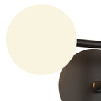 M7636K/L Cellar Left Wall Lamp 1 Light Replaceable 5W LEDs Black