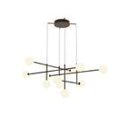 M7630K Cellar Pendant 11 Light Replaceable 5W LEDs Black