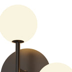 M7635K Cellar Right Wall Lamp 2 Light Replaceable 5W LEDs Black