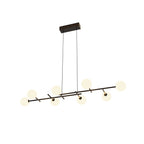 M7631 Cellar Linear Pendant 8 Light Replaceable 5W LEDs Black