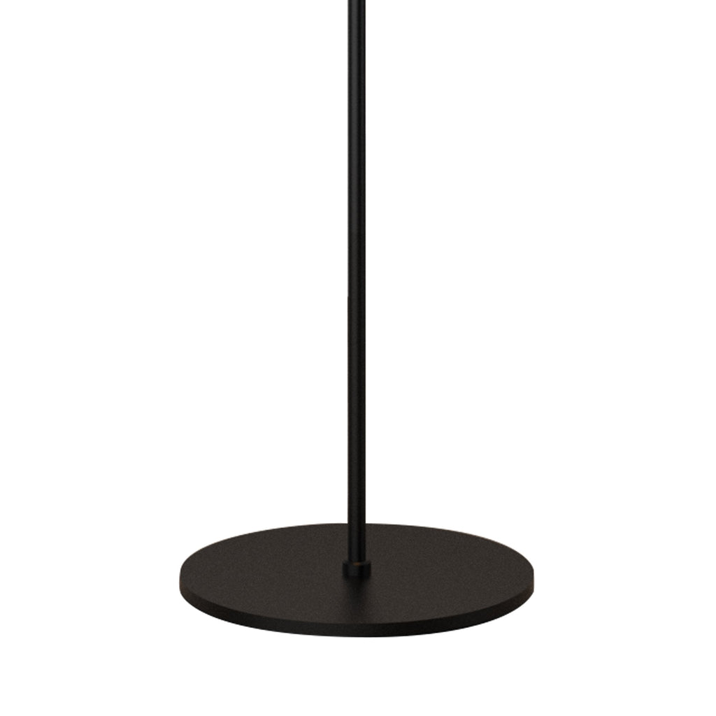 M7639K Cellar Floor Lamp 4 Light Replaceable 5W LEDs Black