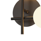 M7635 Cellar Right Wall Lamp 2 Light Replaceable 5W LEDs Black