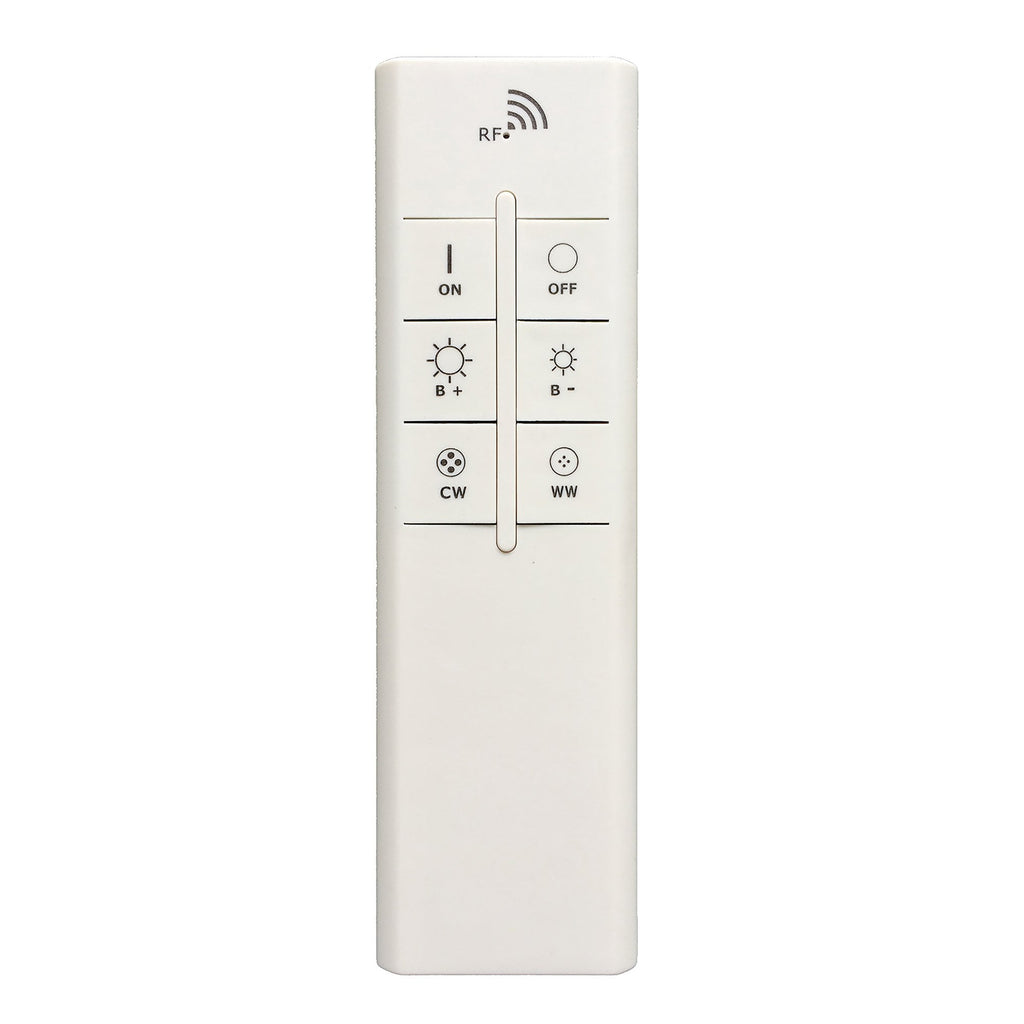 M5930 Centara Flush 48cm Round 40W LED -6500K Tuneable Remote Control Chrome / Acrylic