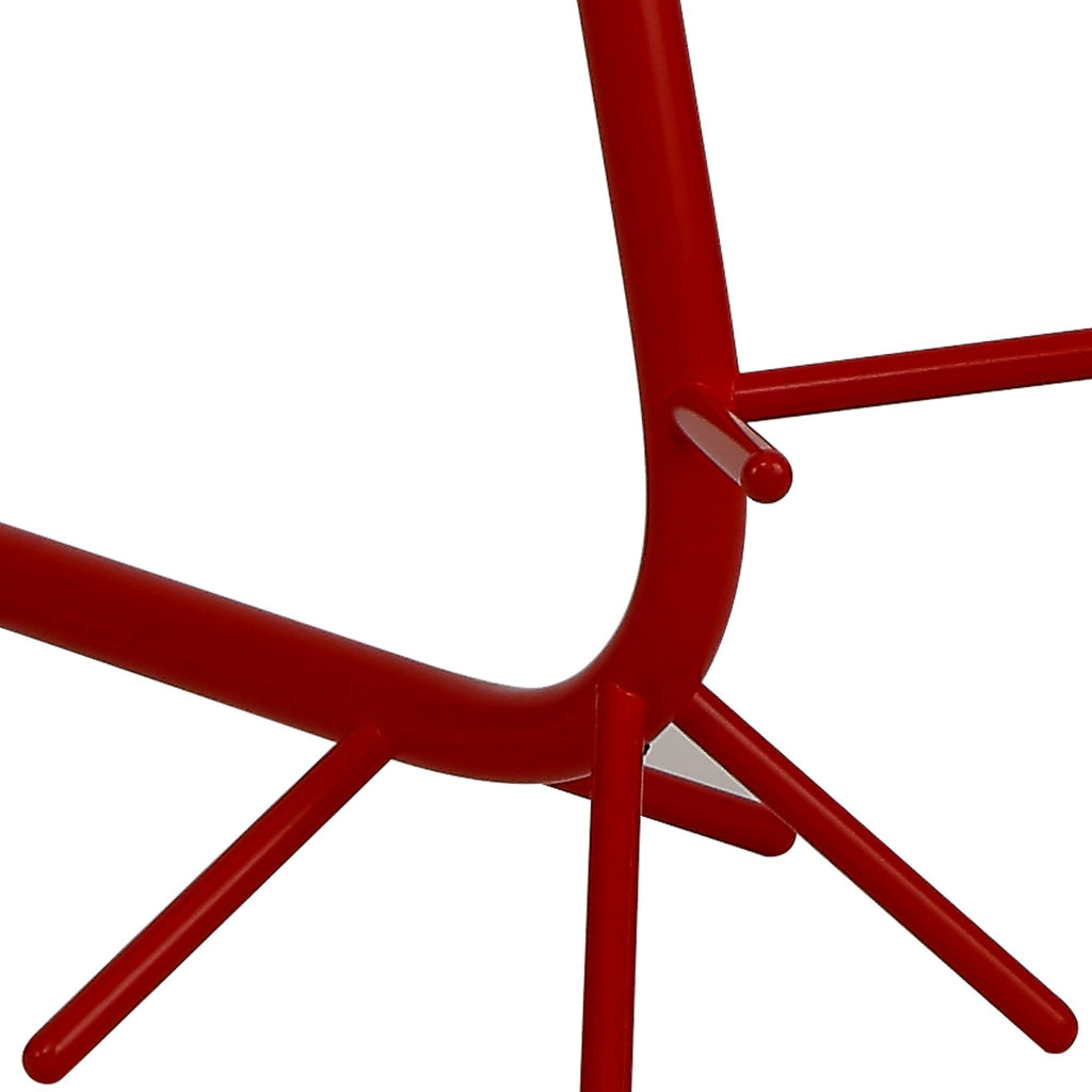 M7256 Centipede Floor Lamp Shade 1 Light Red / White