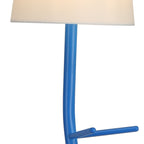 M7257 Centipede Floor Lamp Shade 1 Light Blue / White