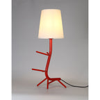 M7252 Centipede Table Lamp Shade 1 Light Red / White