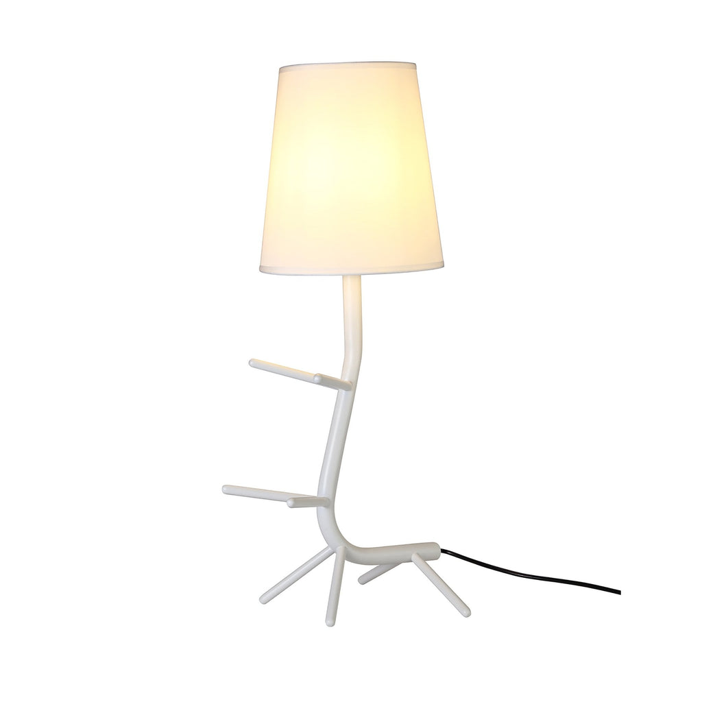 M7250 Centipede Table Lamp Shade 1 Light White