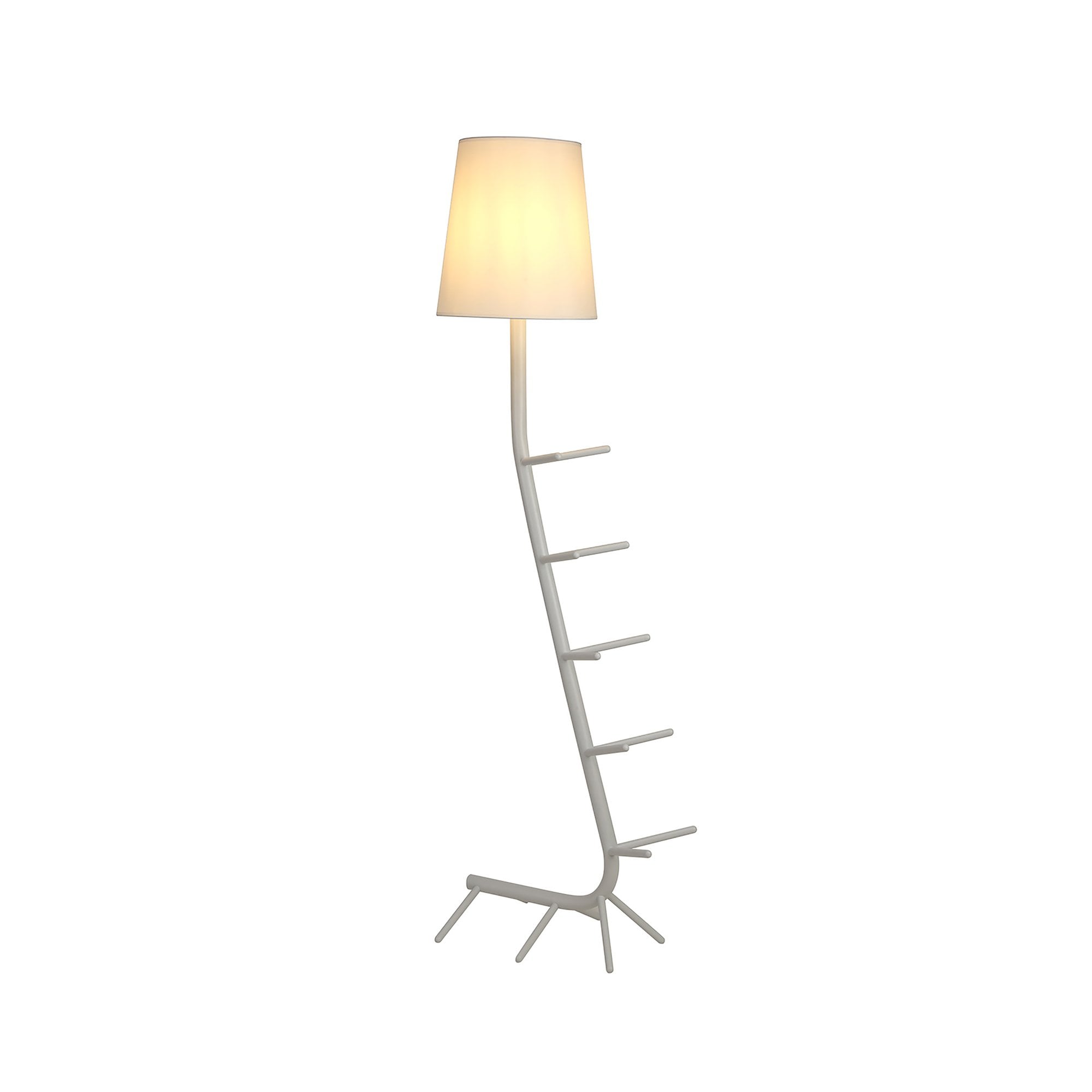 M7254 Centipede Floor Lamp Shade 1 Light White