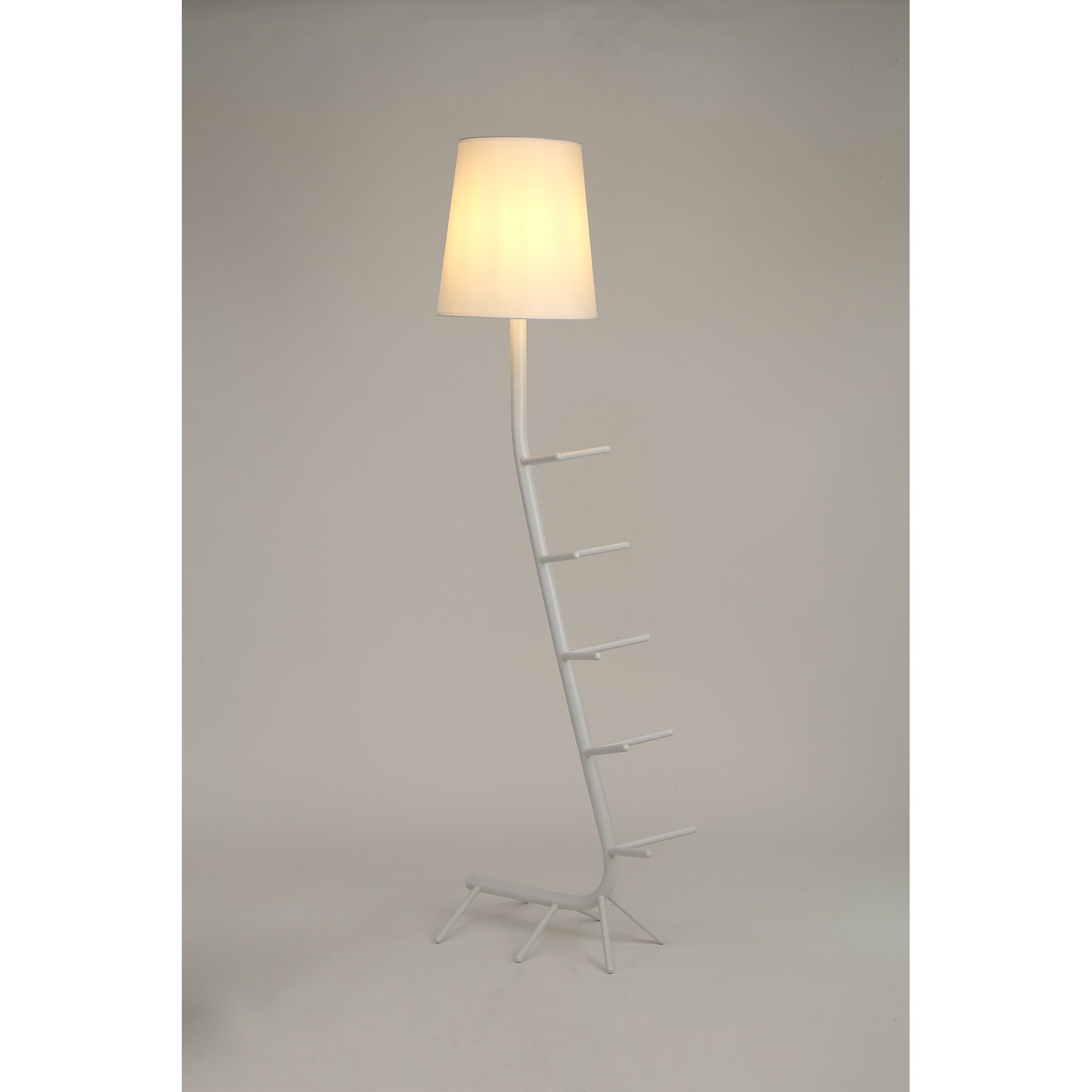 M7254 Centipede Floor Lamp Shade 1 Light White