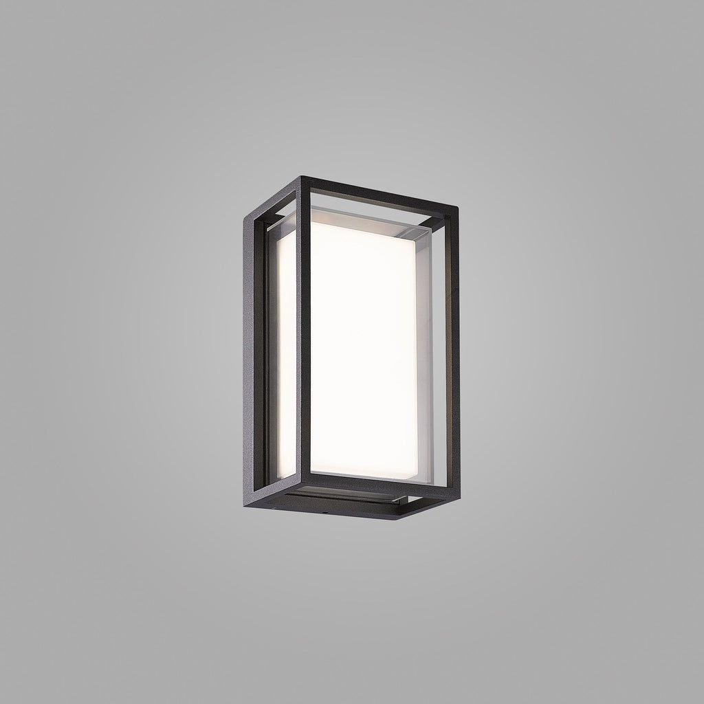 M7062 Chamonix Outdoor Rectangular Ceiling/Wall Light 9W LED Anthracite
