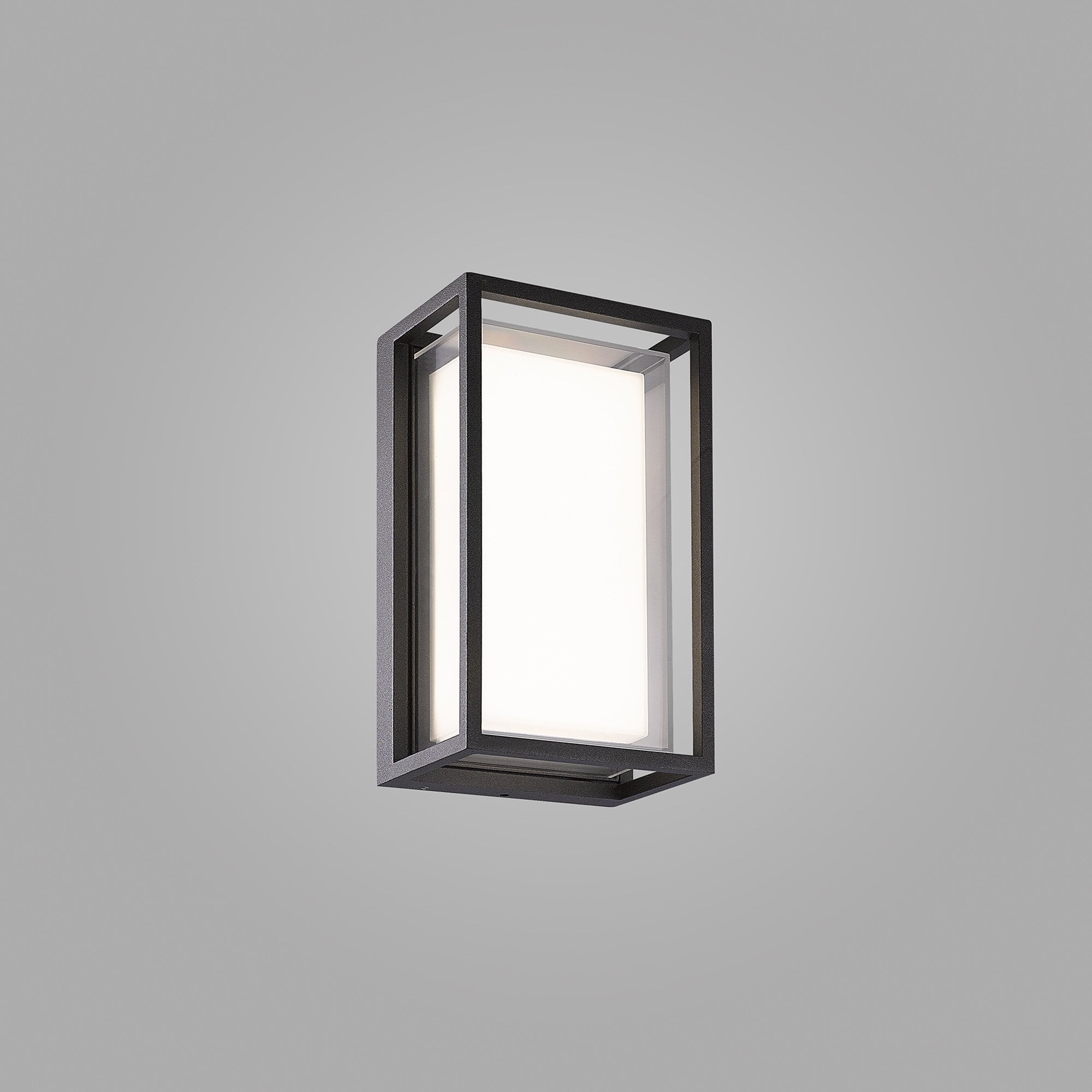 M7062 Chamonix Outdoor Rectangular Ceiling/Wall Light 9W LED Anthracite