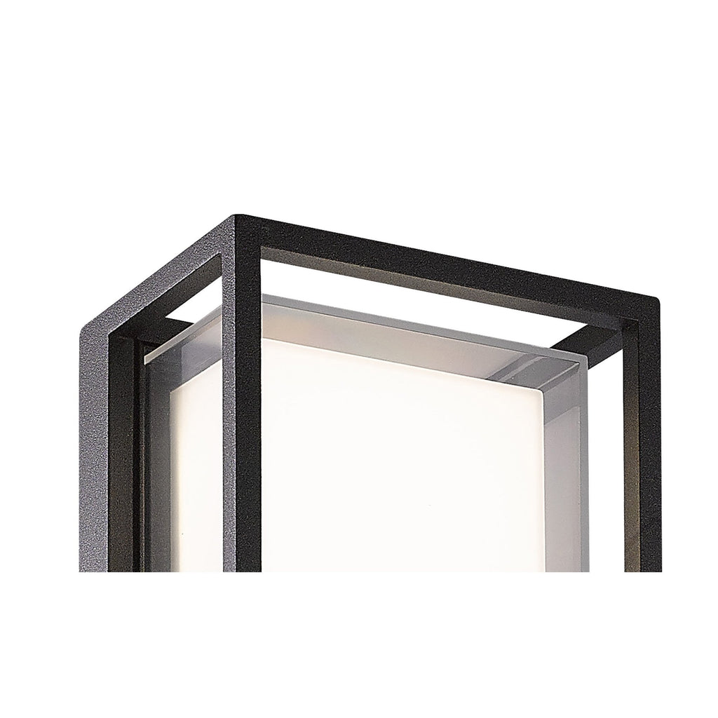 M7062 Chamonix Outdoor Rectangular Ceiling/Wall Light 9W LED Anthracite