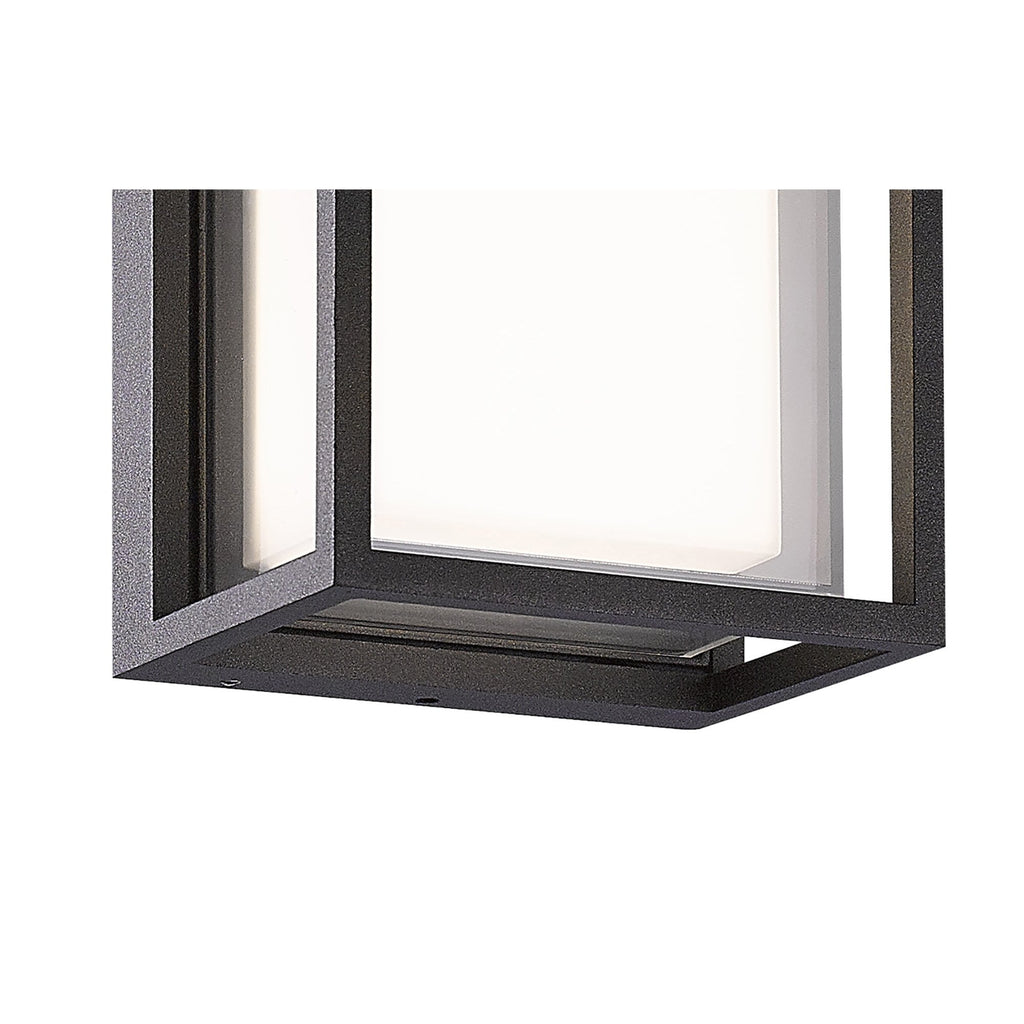 M7062 Chamonix Outdoor Rectangular Ceiling/Wall Light 9W LED Anthracite