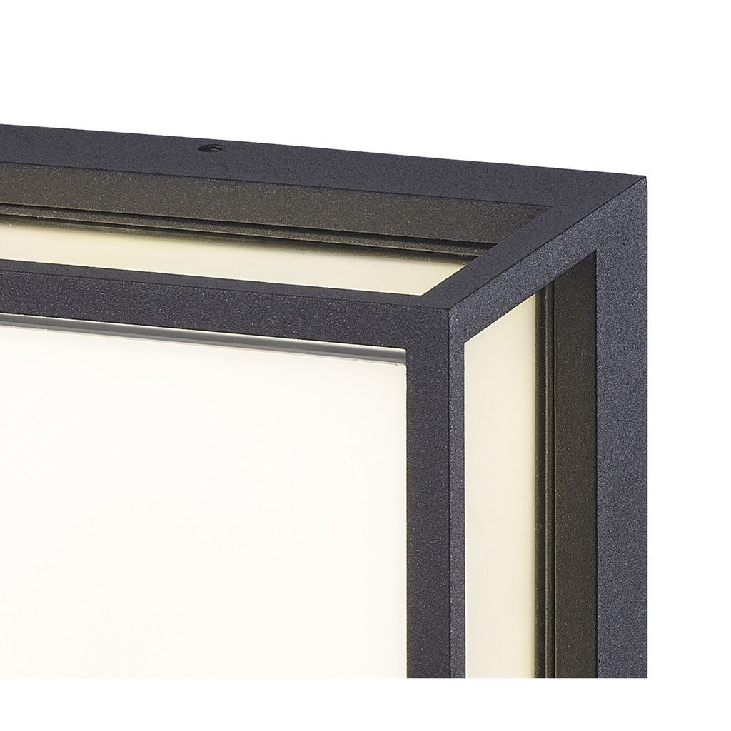 M7060 Chamonix Outdoor Square Ceiling/Wall Light 9W LED Anthracite