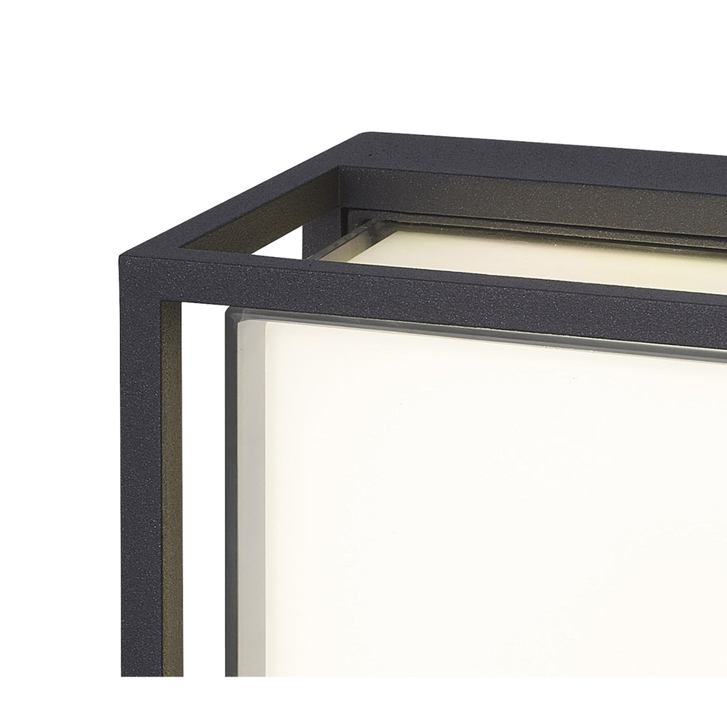 M7060 Chamonix Outdoor Square Ceiling/Wall Light 9W LED Anthracite
