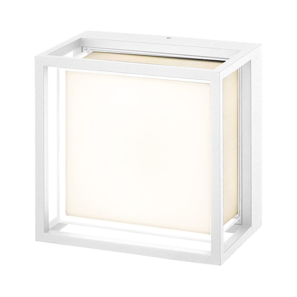 M7061 Chamonix Outdoor Square Ceiling/Wall Light 9W LED White