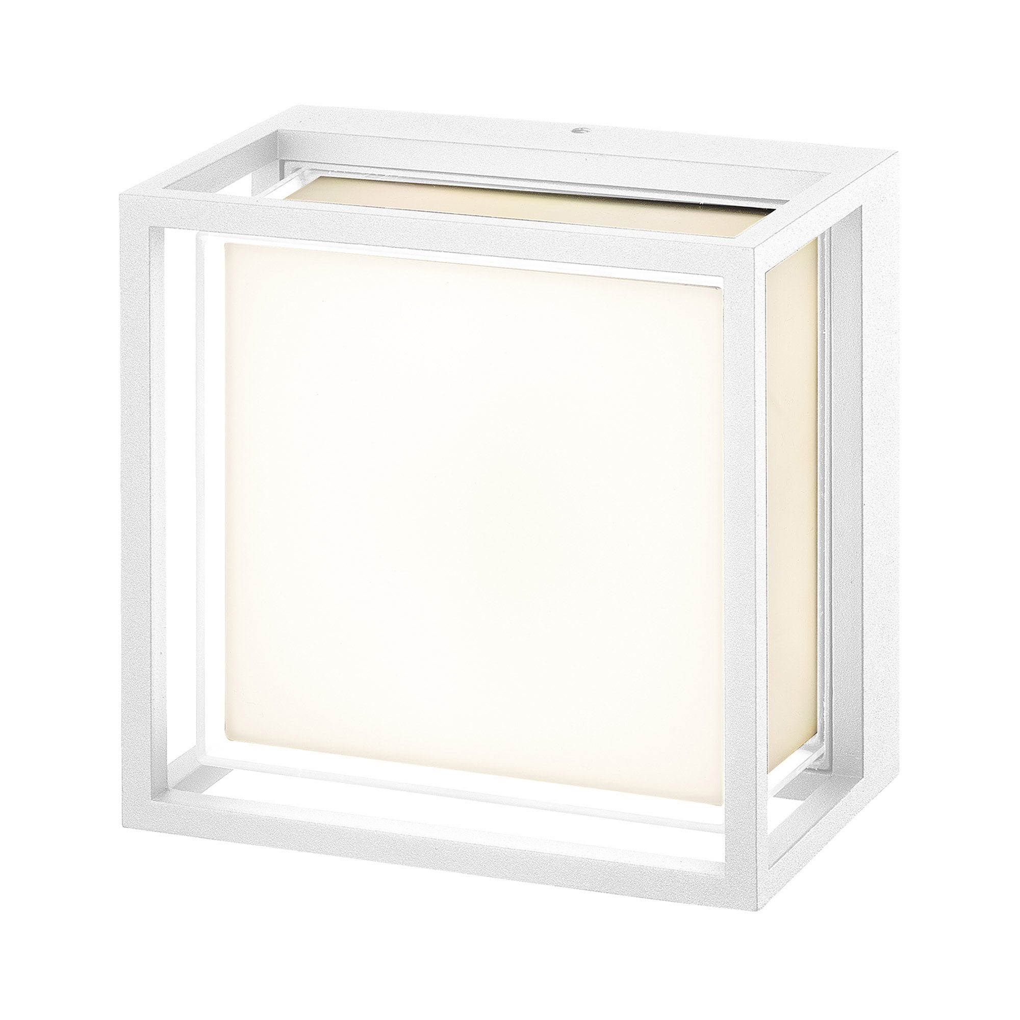 M7061 Chamonix Outdoor Square Ceiling/Wall Light 9W LED White
