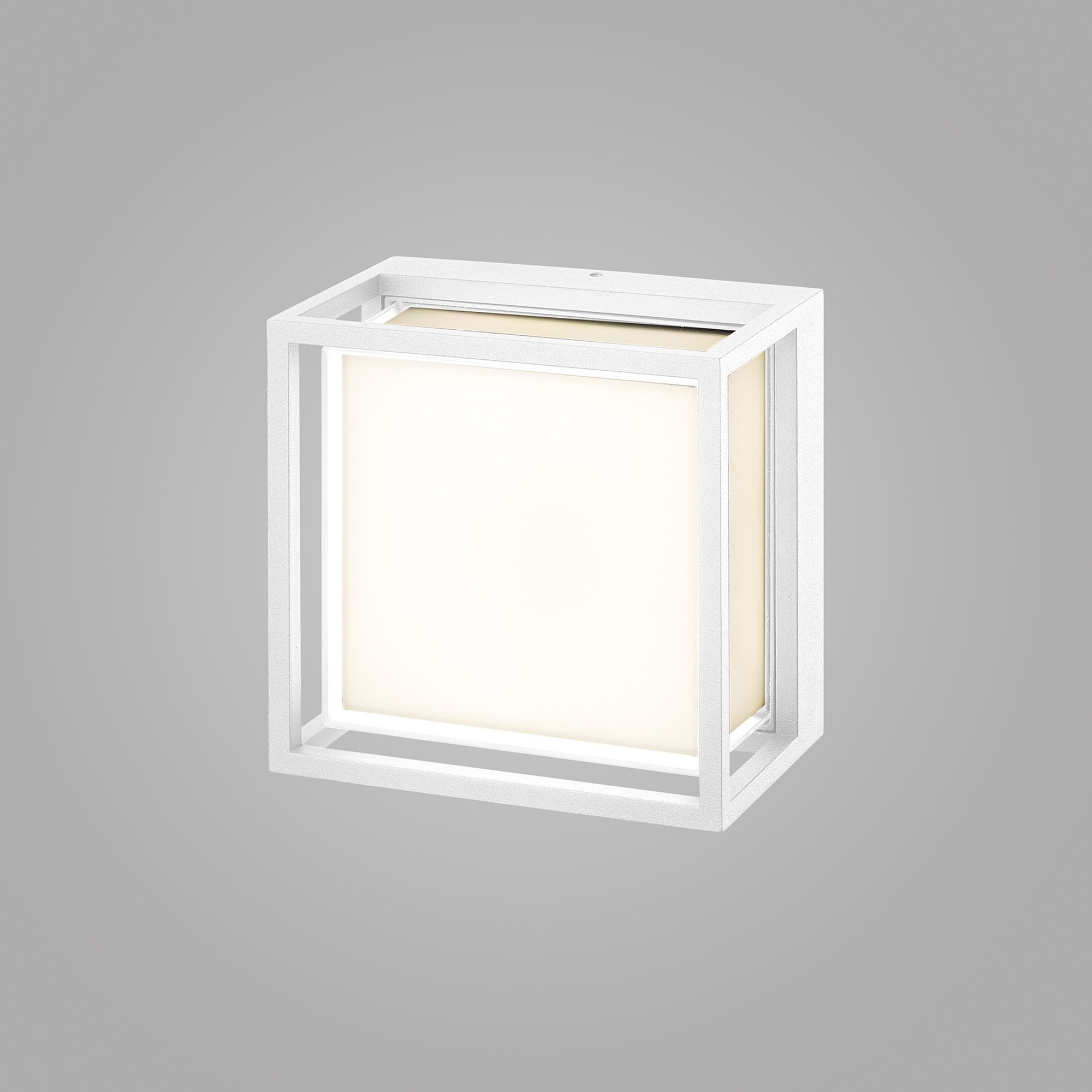 M7061 Chamonix Outdoor Square Ceiling/Wall Light 9W LED White