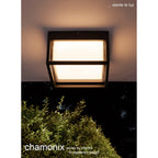 M7061 Chamonix Outdoor Square Ceiling/Wall Light 9W LED White
