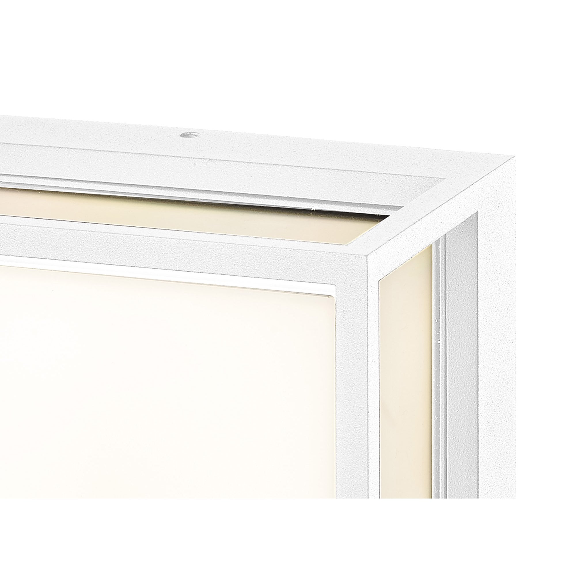 M7061 Chamonix Outdoor Square Ceiling/Wall Light 9W LED White