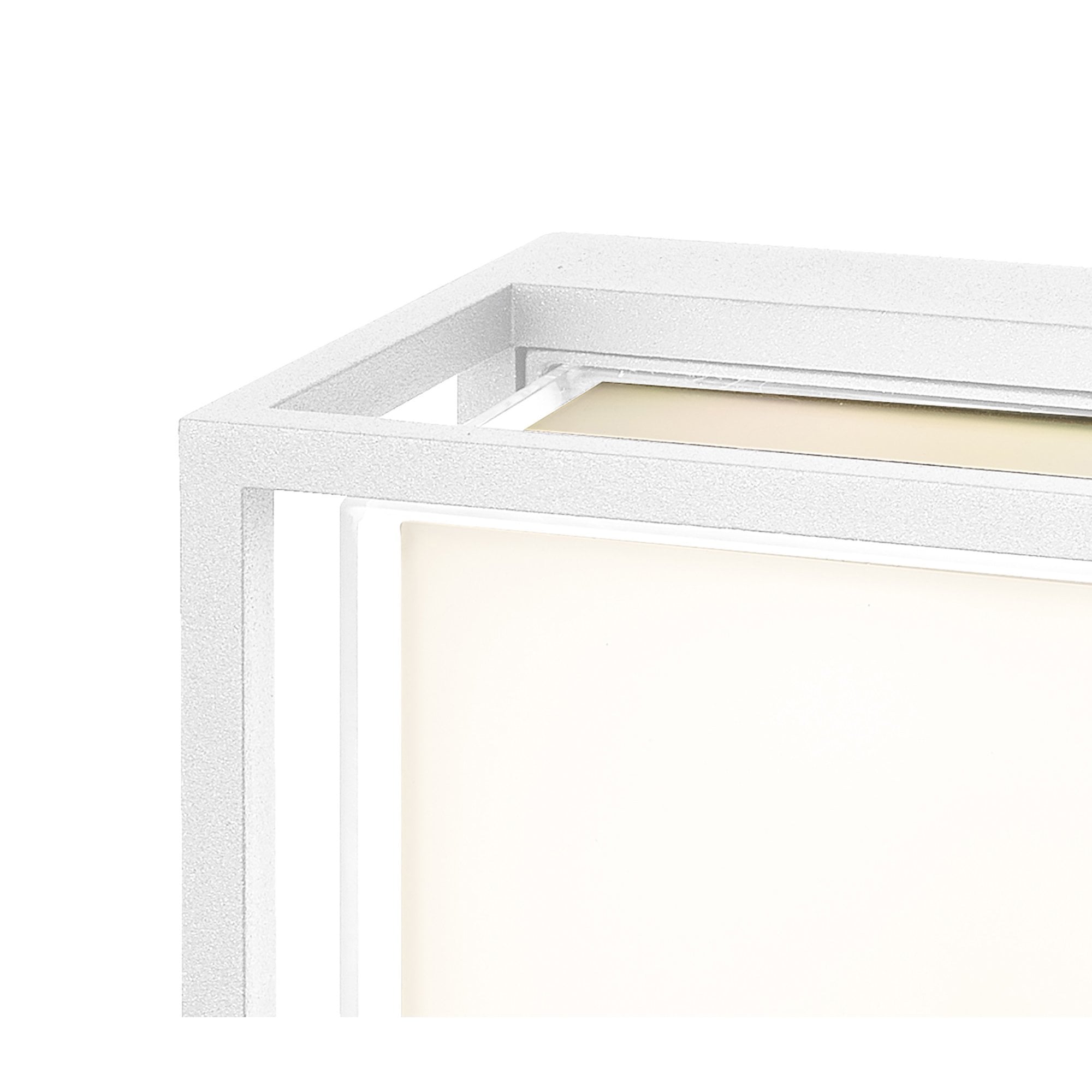 M7061 Chamonix Outdoor Square Ceiling/Wall Light 9W LED White