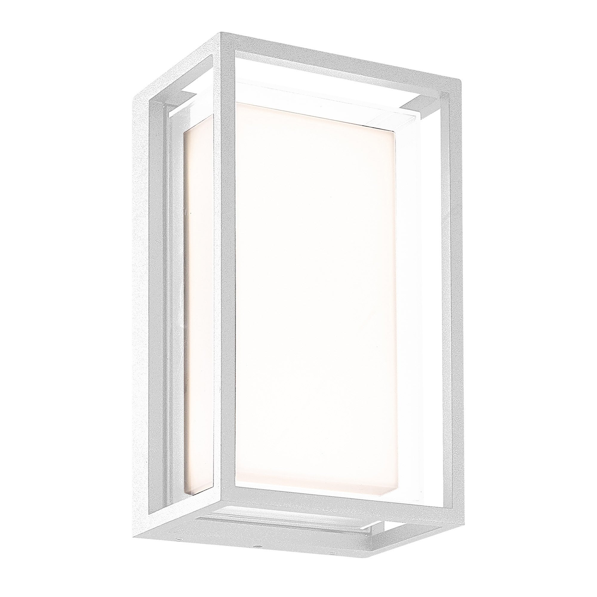 M7063 Chamonix Outdoor Rectangular Ceiling/Wall Light 9W LED White