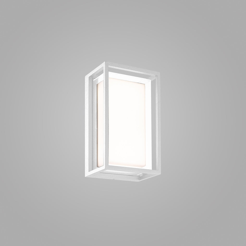 M7063 Chamonix Outdoor Rectangular Ceiling/Wall Light 9W LED White