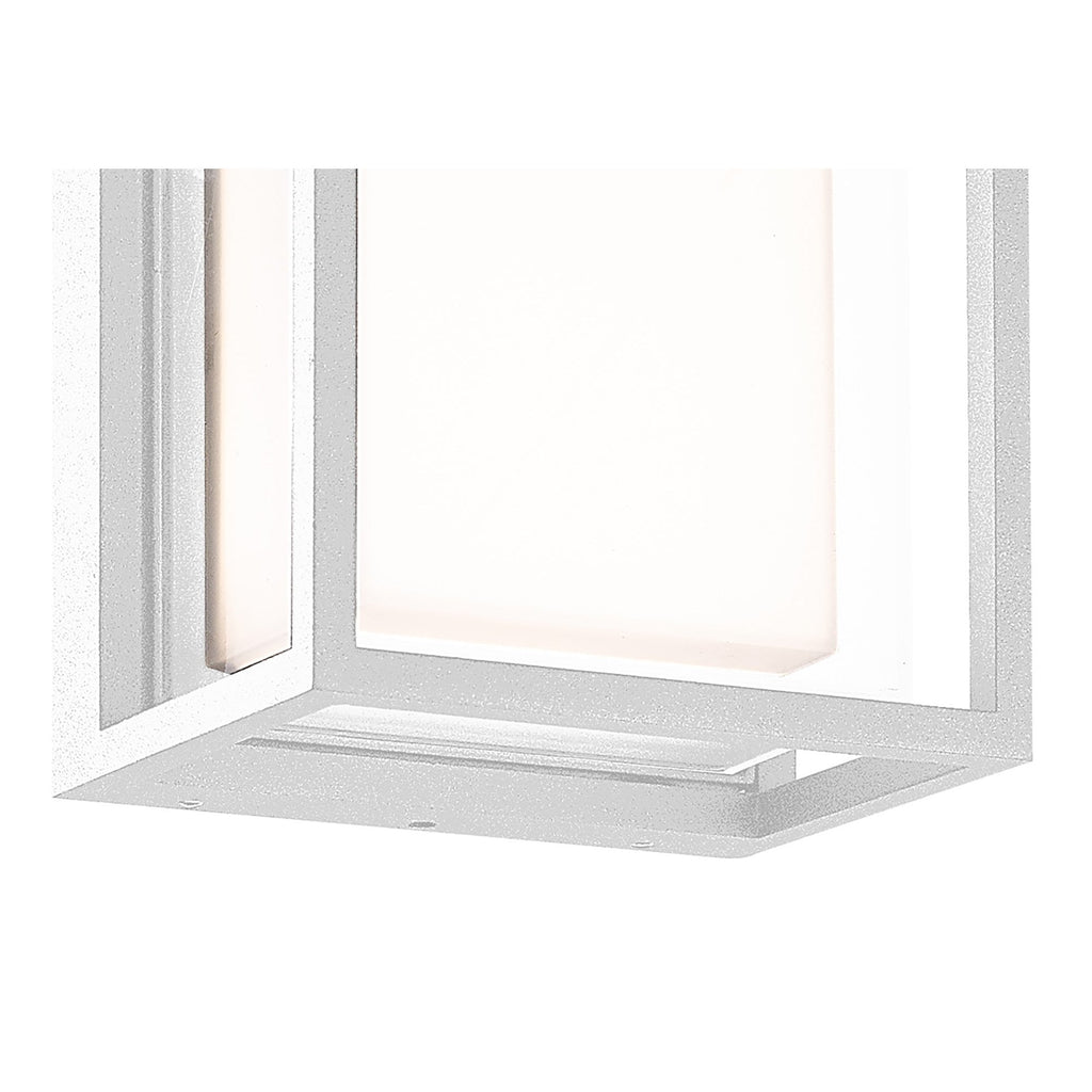 M7063 Chamonix Outdoor Rectangular Ceiling/Wall Light 9W LED White