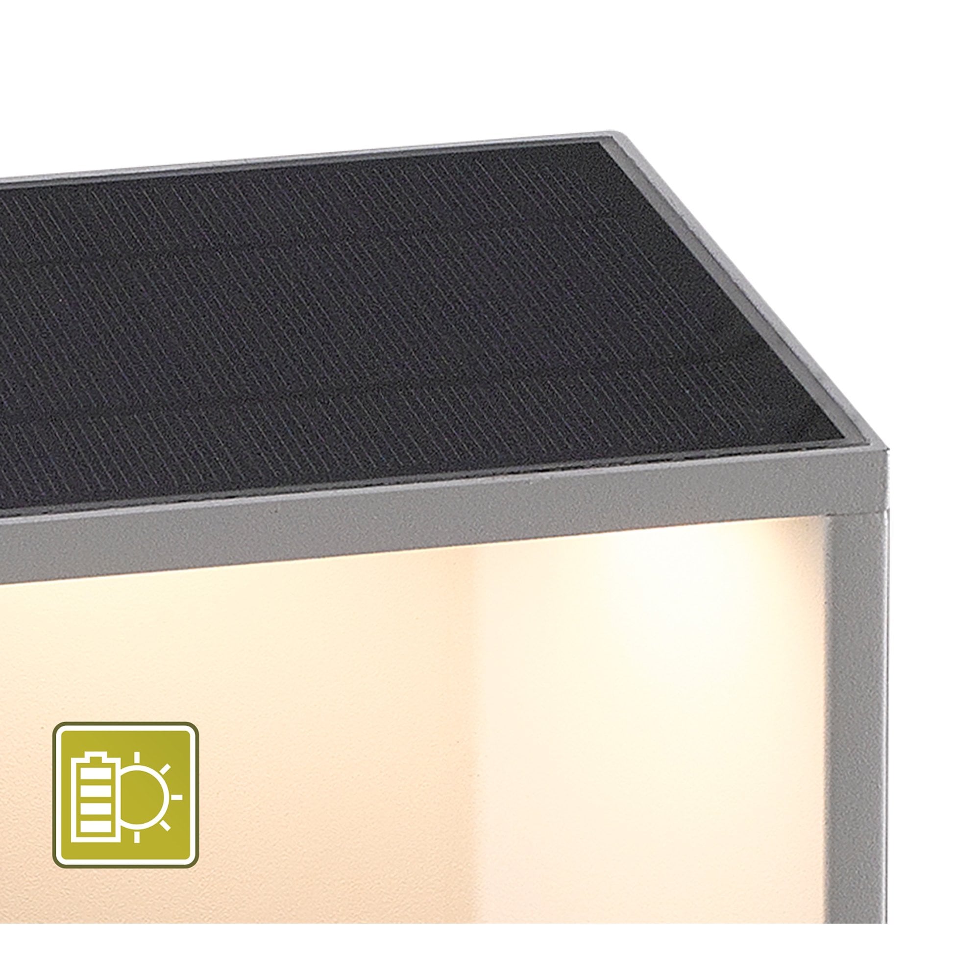 Chevalier Outdoor Bollard Solarensor 2.2W LED Graphite