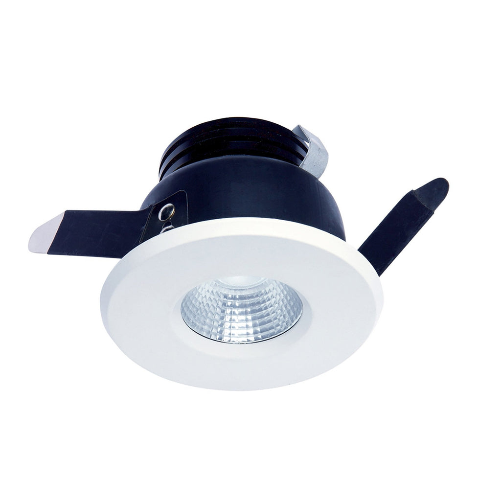 MC0082 Cies Downlight 8.4cm Round 7W COB LED Matt White