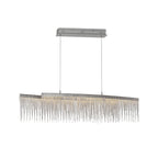 M6251 Cinna Linear Pendant 42W LED Polished Chrome / Crystal Chain