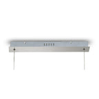 M6250 Cinna Linear Pendant 33W LED Polished Chrome / Crystal Chain