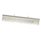 M6250 Cinna Linear Pendant 33W LED Polished Chrome / Crystal Chain