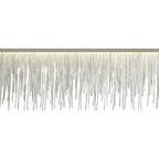 M6250 Cinna Linear Pendant 33W LED Polished Chrome / Crystal Chain