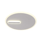 M6670 Clock Ceiling 37cm Round 30W LED Sand White