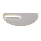 M6670 Clock Ceiling 37cm Round 30W LED Sand White