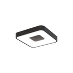 M7923 Coin Square Ceiling 56W LED Remote Control - Black