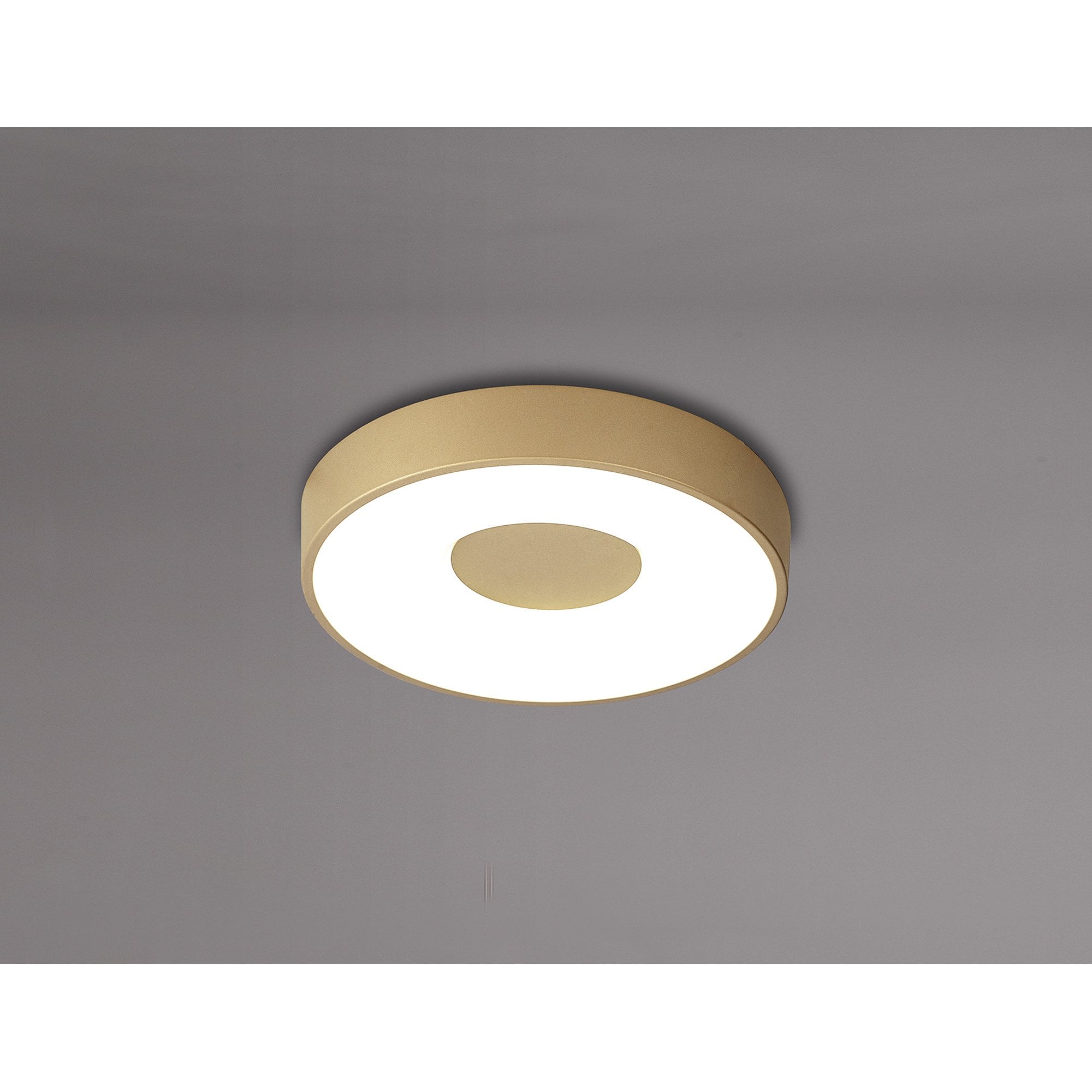 M8038 Coin Round Ceiling 56W LED Remote Control - Gold