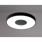 M7561 Coin Round Ceiling 100W LED Remote Control - Black