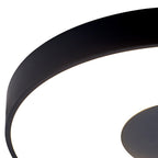 M7561 Coin Round Ceiling 100W LED Remote Control - Black