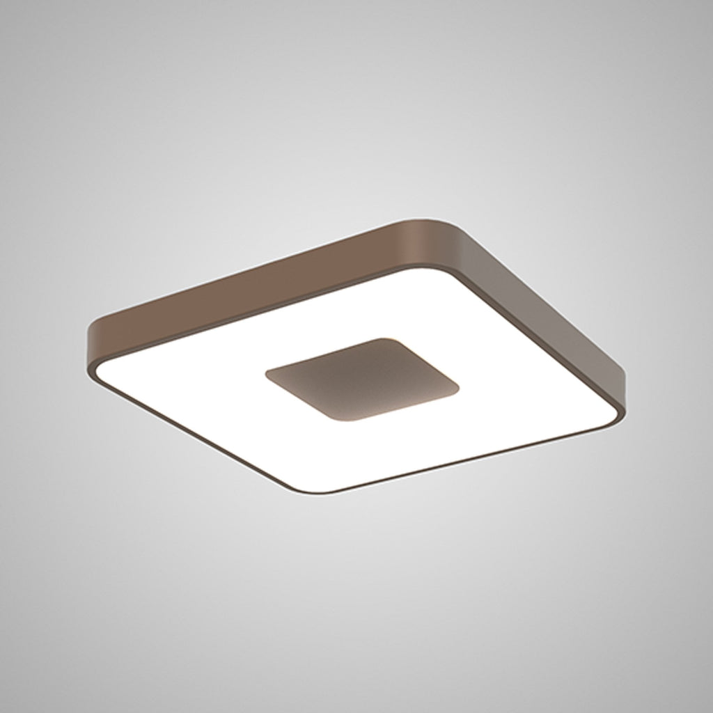 M7926 Coin Square Ceiling 80W LED Remote Control - Gold