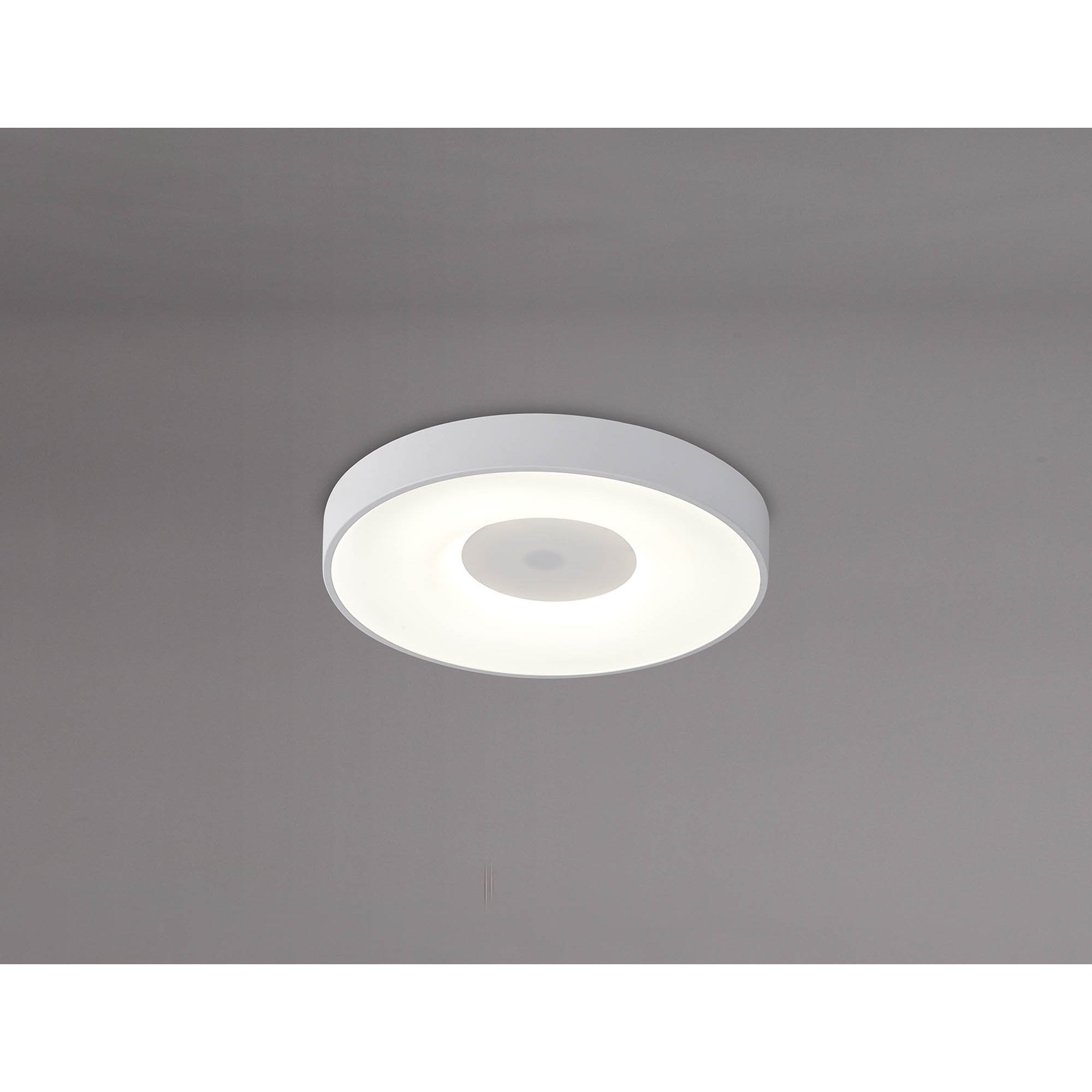 M7566 Coin Round Ceiling 56W LED Remote Control - White