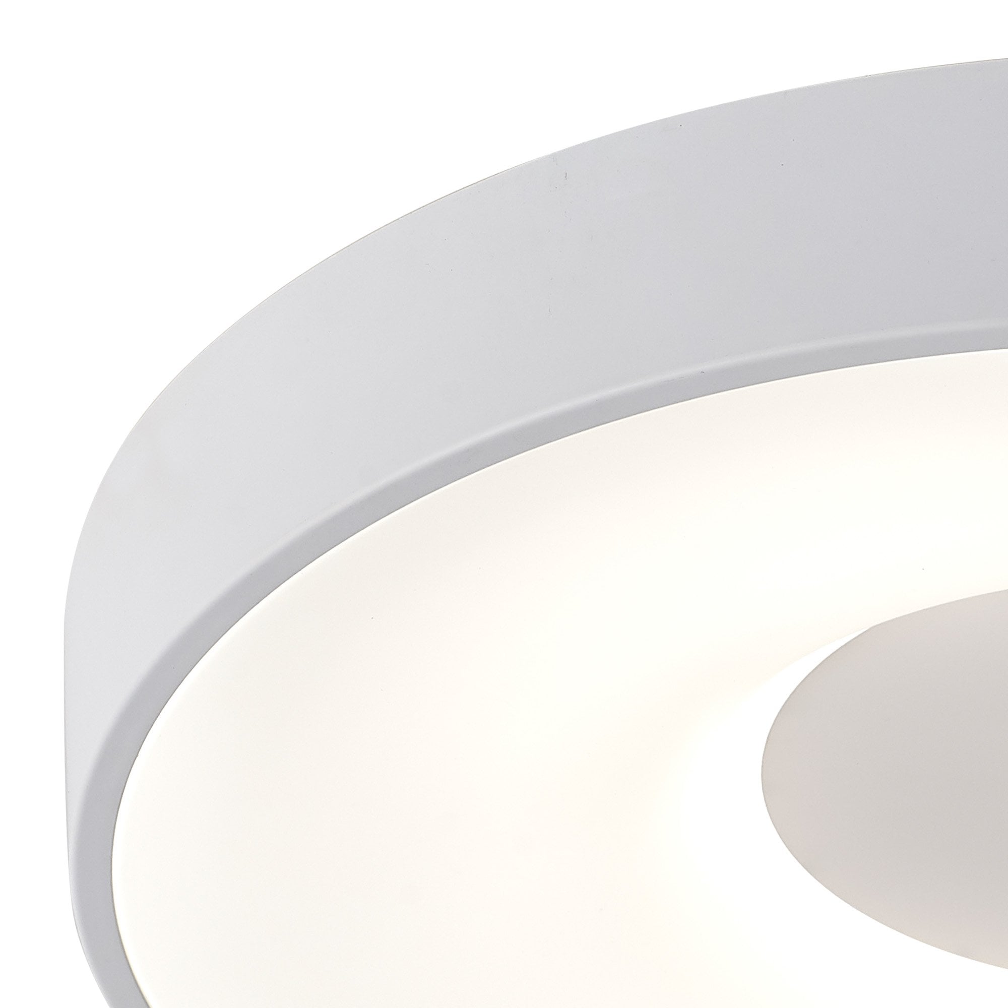 M7566 Coin Round Ceiling 56W LED Remote Control - White