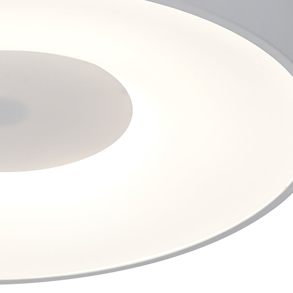M7566 Coin Round Ceiling 56W LED Remote Control - White